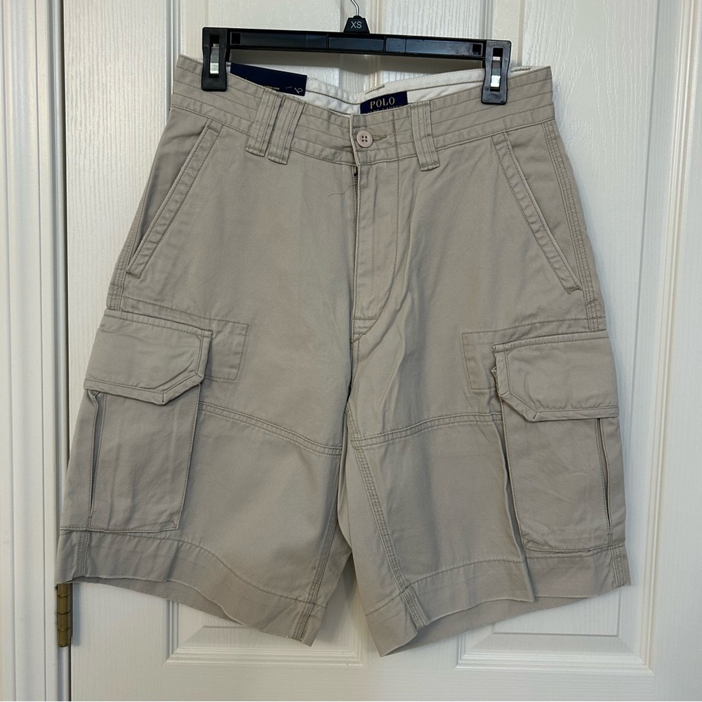 Polo Ralph Lauren 10.5-Inch Gellar Classic Fit Cargo Short in Stone Size 30 - Picture 6 of 11